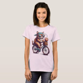 Kat op Fiets Classic T-shirt (Voorkant volledig)