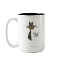 Kat op gevoerd papier