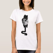 KAT OP HET MOON T-SHIRT (Voorkant)