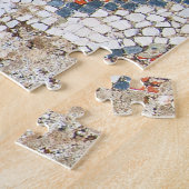 Kat op mozaïeken legpuzzel (Zijkant)