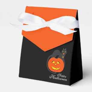 Kat op pompoen, Halloween Bedankdoosjes