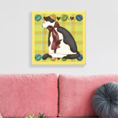 Kat op spelCanvas Canvas Afdruk (Insitu (Woonkamer))
