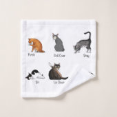 Kat Opdrachten Bad Handdoek (Wasdoekje)