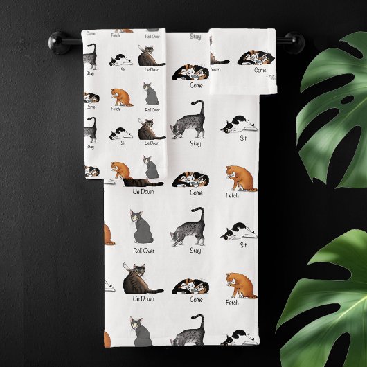 Kat Opdrachten Bad Handdoek