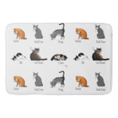 Kat Opdrachten Badmat (Voorkant)