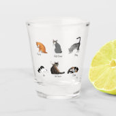Kat Opdrachten Shot Glas (Voorkant)