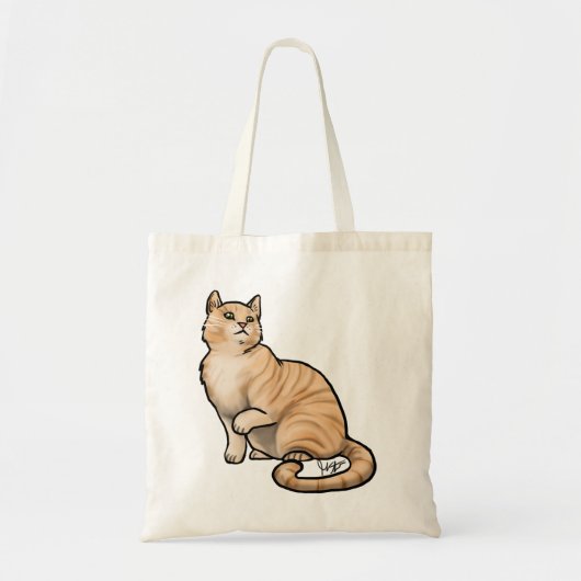 Kat Oranje tablet Tote Bag (Voorkant)