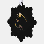 Kat Ornament Kaart (Links)