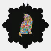 Kat Ornament Kaart (Achterkant)