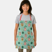 Kat Ornamenten op boompatroon Schort (Insitu)