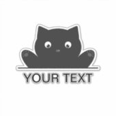 KAT OVERGESCHREVEN STICKER (Voorkant)