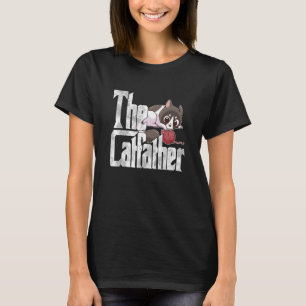 Kat pap de catfather Crazy Cute Cat Father Kat T-shirt
