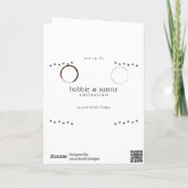 Kat pap Gat Fathers Dag Aangepaste Fototekst Kaart (Achterkant)