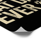 Kat Pap Ooit Voor Vaders Dag Verjaardag Kerstmis 1 Poster (Hoek)