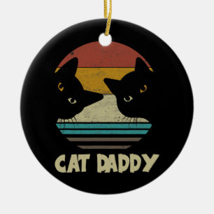 Kat papa  beste kat papa ooit keramisch ornament
