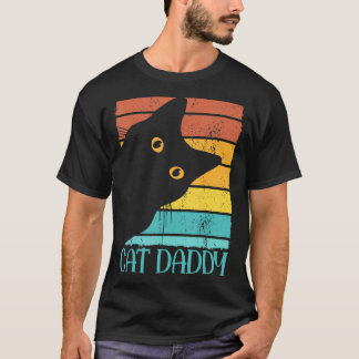 Kat papa Cute Cats voor Mannen Pap 1 T-shirt