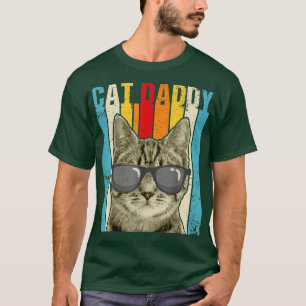 Kat papa grappige kat met luidop t-shirt