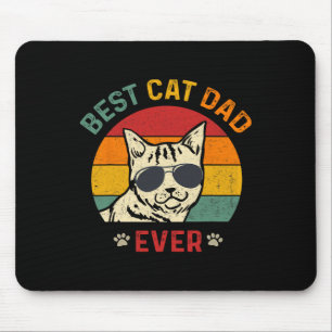 Kat Papa Ooit T-shirt Grappige Kat Papa Vaderdag 2 Muismat