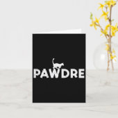 Kat Papa Schattige Bont Papa Vaders Dag Pet Paw Pa Kaart (Gele Bloem)