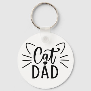 Kat papa sleutelhanger