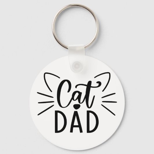 Kat papa sleutelhanger (Voorkant)