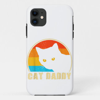 Kat papa  tachtig stijl iPhone 11 hoesje