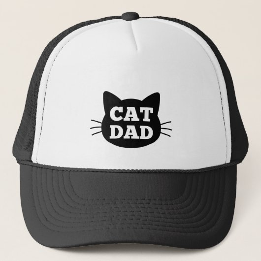 Kat papa trucker pet (Voorkant)