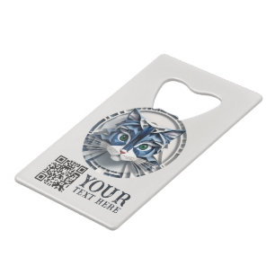 Kat Papier Origami Pet Care Grooming Dierenkliniek Kredietkaart Flessenopener