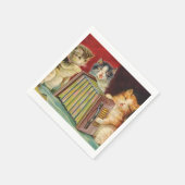 Kat papier, servetten (Hoek)