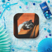 Kat Papieren Bordje (Feest)