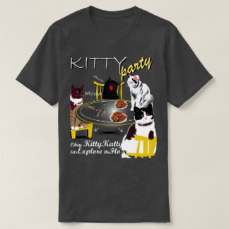 Kat Partij met Kat T-shirt