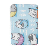 Kat patroon badmat (Voorkant Verticaal)