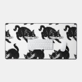 Kat patroon bureaumat (Keyboard & Muis)
