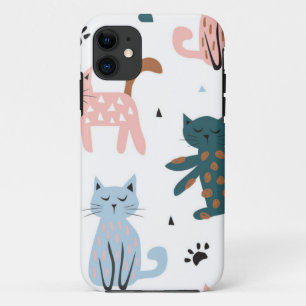 Kat patroon iPhone 11 hoesje