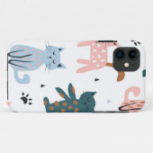 Kat patroon Case-Mate iPhone case (Achterkant (horizontaal))