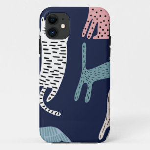 Kat patroon iPhone 11 hoesje