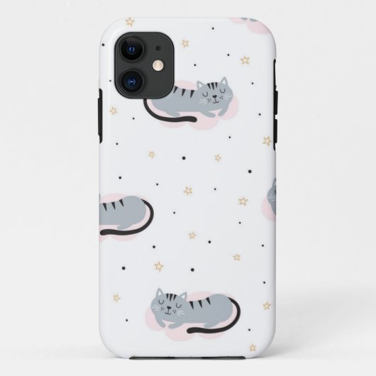 Kat patroon Case-Mate iPhone case (Achterkant)