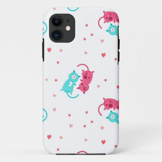 Kat patroon Case-Mate iPhone case (Achterkant)