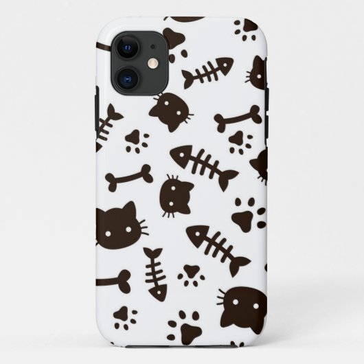 Kat patroon Case-Mate iPhone case (Achterkant)