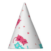 Kat patroon feesthoedjes (Rechts)