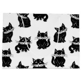 Kat patroon groot cadeauzakje (Achterkant)
