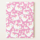 Kat Patroon Jaar en Naam Wit Planner (Achterkant)