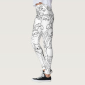 Kat patroon leggings (Links)