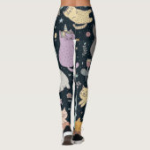 Kat patroon leggings (Achterkant)