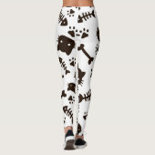 Kat patroon leggings (Achterkant)