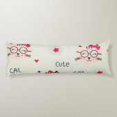 Kat patroon lichaamskussen (Achterkant)