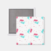 Kat patroon magneet (Voorkant / Achterkant)