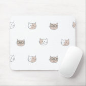 Kat patroon muismat (Met muis)