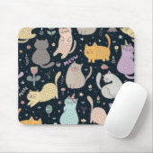 Kat patroon muismat (Met muis)