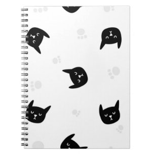 Kat patroon notitieboek